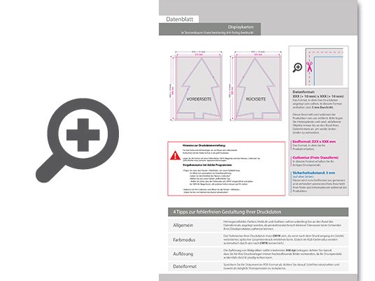 Product Bild displaykarton_in_tannenbaum-form_konturgefr__st___beidseitig_4_4-farbig_bedruckt