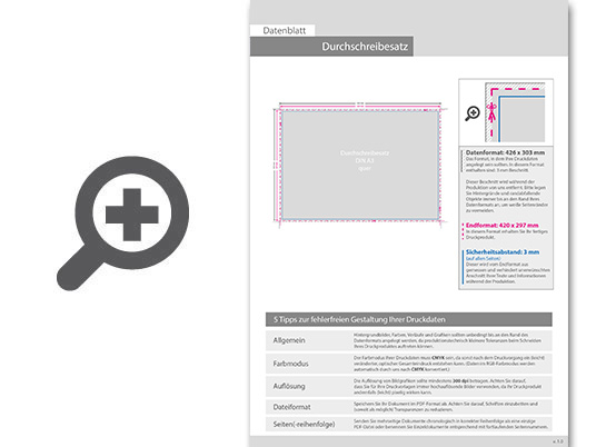 Product Bild durchschreibes__tze_din_a3_quer__3-fach__4_0-farbig__100_s__tze_je_block